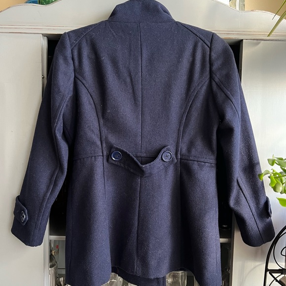 Sugarfly Navy Pea Coat - Picture 2 of 5
